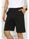 Erkek Pamuklu Siyah Erkek Şort Akbeniz 27484