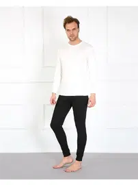 Akbeniz Pamuklu Siyah Tek Alt Erkek İçlik Akbeniz 19102