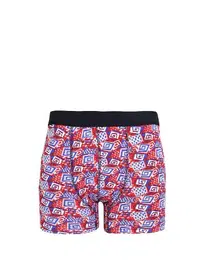 Akbeniz Erkek Penye Likralı Desenli Boxer Akbeniz 40113