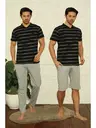 3Lü V Yaka Erkek Pijama Takım Akbeniz 6822