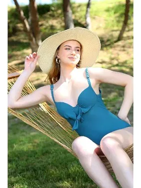 Akbeniz Akbeniz Kadın Desketli Mayo 34003 - Alternatif Görünüm