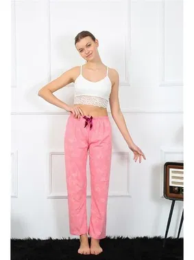Akbeniz Pamuklu Pembe Kadın Tek Alt Pijama Akbeniz 27462