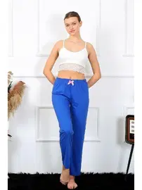 Akbeniz Lastikli Pamuklu Kadın Tek Alt Pijama Akbeniz 27465