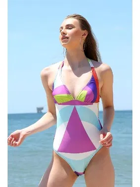 Akbeniz Akbeniz Kadın Sırt Dekolteli Mayo 34017