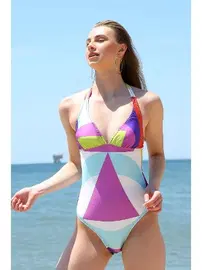 Akbeniz Akbeniz Kadın Sırt Dekolteli Mayo 34017