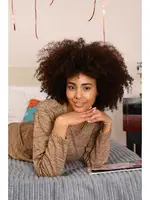 Uzun Kollu Yuvarlak Yaka Penye Pijama Takım Akbeniz 4178 Sütlü Kahve görsel 5