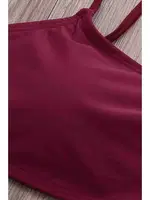 String Düz Bikini Altı Bordo Angelsin 4741 Bordo farklı açı