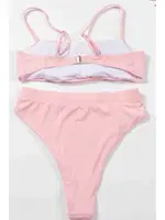 Straplez Kesim Bikini Üstü Pembe Angelsin 3807 Pembe görsel 5