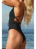 Özel Kumaş Mayo Siyah Angelsin MS4294 Siyah detay görünüm