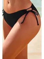Yandan Bağlamalı Bağlamalı Bikini Altı Siyah Angelsin 4293 Siyah farklı açı