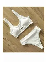 Angelsin Şık Bikini Altı Beyaz MS41609 Beyaz detay görünüm