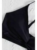 İnce Askılı Şık Bikini Üstü Siyah MS43499 Siyah farklı açı