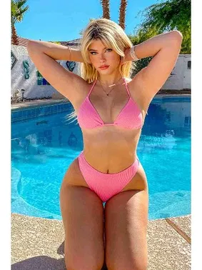 Angelsin İnce Fitilli Yüksek Bel Bikini Altı Angelsin 41758