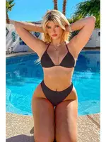 Yüksek Bel Siyah Bikini Altı Angelsin 4260 Siyah