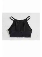 Crop Tankini Bikini Üstü Siyah Angelsin 43239 Siyah görsel 5