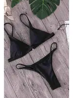 V Kesim Üçgen Siyah Bikini Altı Angelsin 4005 Siyah farklı açı