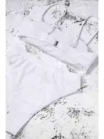 Yüksek Bel V Kesim Bikini Altı Beyaz Angelsin 4219 Beyaz görsel 4