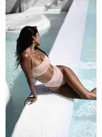 V Kesim Yüksek Bel Bikini Altı Pembe Angelsin 4220 Pembe görsel 4