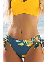 Yanlardan Bağlamalı Baskılı Bikini Altı Çok Renkli Angelsin MS43228 Çok Renkli detay görünüm