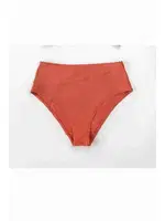 Angelsin Yüksek Bel Bikini Altı Kırmızı MS42008 Kırmızı farklı açı