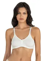 Askılı Düz Penye Sütyen Fabony 1150 Beyaz farklı açı