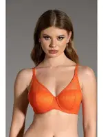 Balenli Desteksiz Fileli Sütyen New Bra 3024 Kavun görsel 6