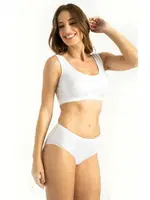 Q-En 902 Bambu 5 li Kadın Yüksek Bel Külot Asorti