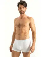 Bambu Erkek Boxer Q-En 500 Beyaz detay görünüm