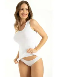 Q-En Bambu Kalın Askılı Kadın Atlet Q-En 701