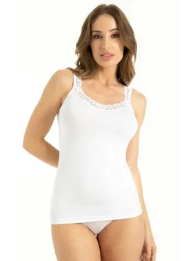 Q-En Bambu Kalın Askı Çift Yönlü Atlet Q-En 706