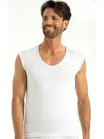 Bambu Sıfır Kol V Yaka Atlet Q-En 601 Beyaz