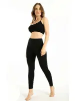 Bambu Uzun Tayt Q-En 802 Siyah