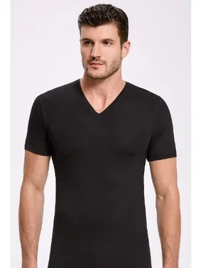 İlke Bambu V Yaka T-shirt İlke 1611