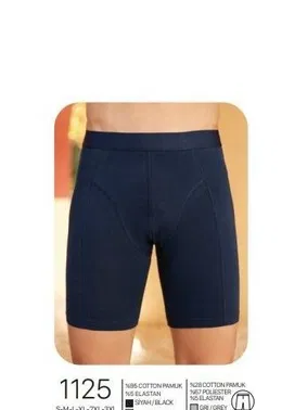 Berrak Likralı Erkek Uzun Boxer Berrak 1125