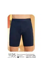 Likralı Erkek Uzun Boxer Berrak 1125 Lacivert