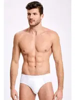 Beyaz Pamuk Erkek Slip Külot İlke 1015 Beyaz