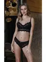 Bralet Sütyen Külot Takım Siyah Gallipoli MGP31621