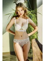 Destekli Bayan Sütyen Takım Büşra 282 Ekru detay görünüm