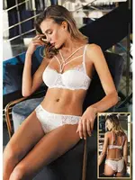 Balenli Destekli Bayan Sütyen Takım Büşra 882 Ekru