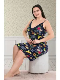 Lady Büyük Beden Tunik Elbise Lady 8716