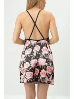 Çiçek Desenli Gecelik Phevos 012-002240 görsel 5