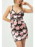 Çiçek Desenli Gecelik Phevos 012-002240