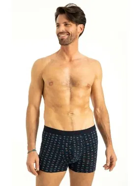 Q-En Cotton 3 Lü Baskılı Boxer Q-En 516 - Alternatif Görünüm