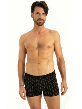 Q-En Cotton 3 Lü Baskılı Boxer Q-En 516