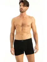 Cotton Geçme Bel Boxer Q-En 513 Siyah