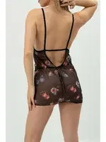 Dantel Detaylı Sırt Dekolteli Gecelik Phevos 012-002282 görsel 4