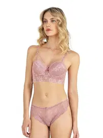 Fabony Dantelli Bralet Destekli Sütyen Takım Fabony 4210