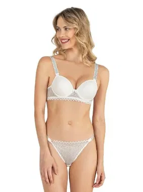 Fabony Dantelli Taşlı Boş Cup Sütyen Takım Fabony 4221