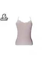 İnce Askılı Dantelli Flamlı Nefes Alan Bayan Atlet 6Lı Defnem 5206 Pudra farklı açı