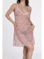 Desenli Fantezi Askılı Gecelik DoReMi 002-002341